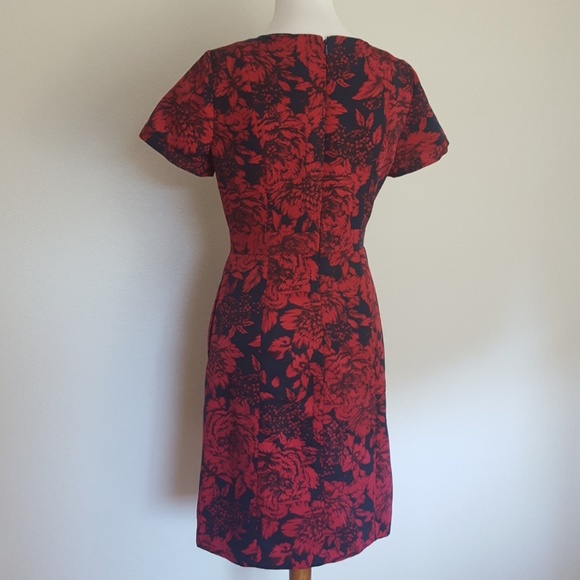 Adrianna Papell Floral Cap Sleeve Dress - Picture 3 of 4